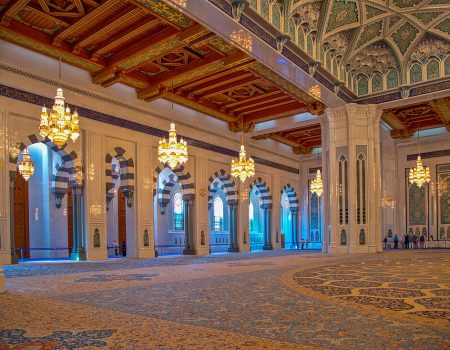 Sultan Qaboos Grand Mosque, Maskat, Oman
